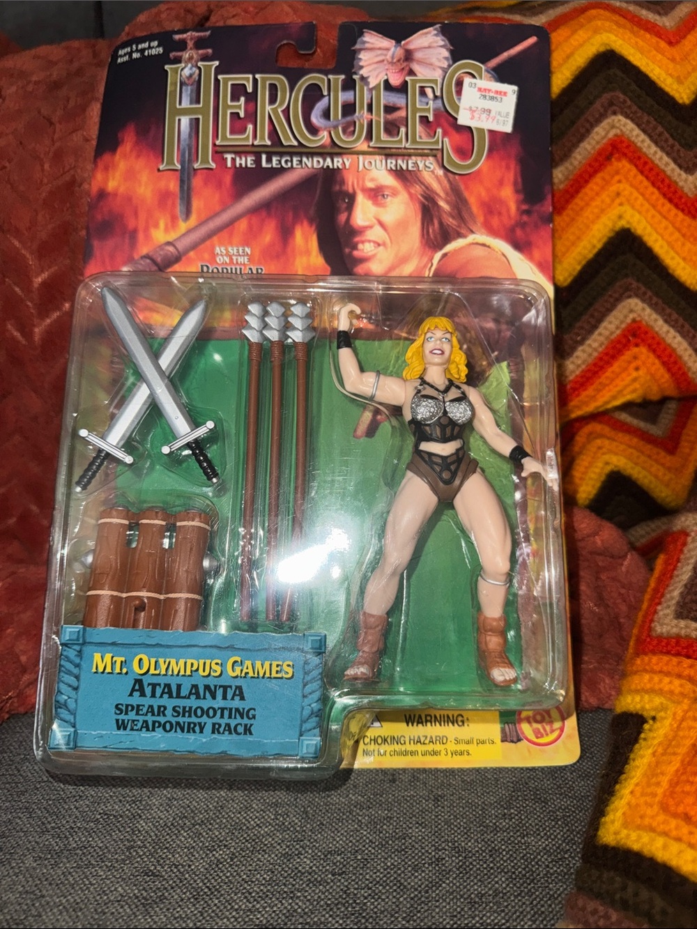 Vintage 1997 Toy Biz Hercules Legendary Journeys ATALANTA Action Figure Sealed